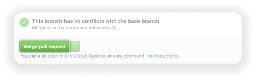 merging a pull request